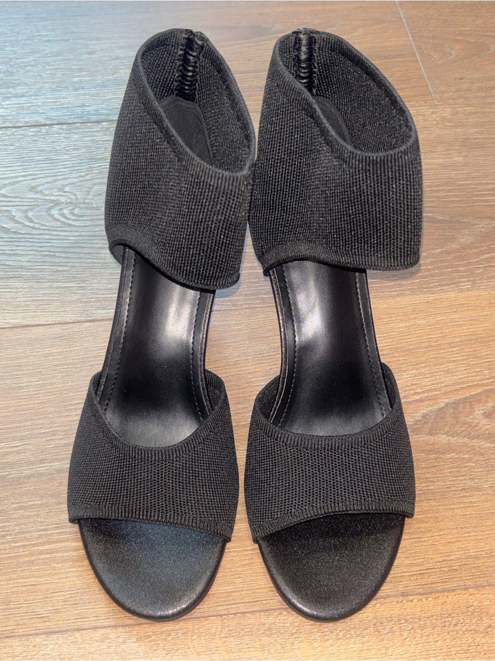 Sicare ladies black stiletto peep toe heels NWT (Size 8) - Picture 6 of 11
